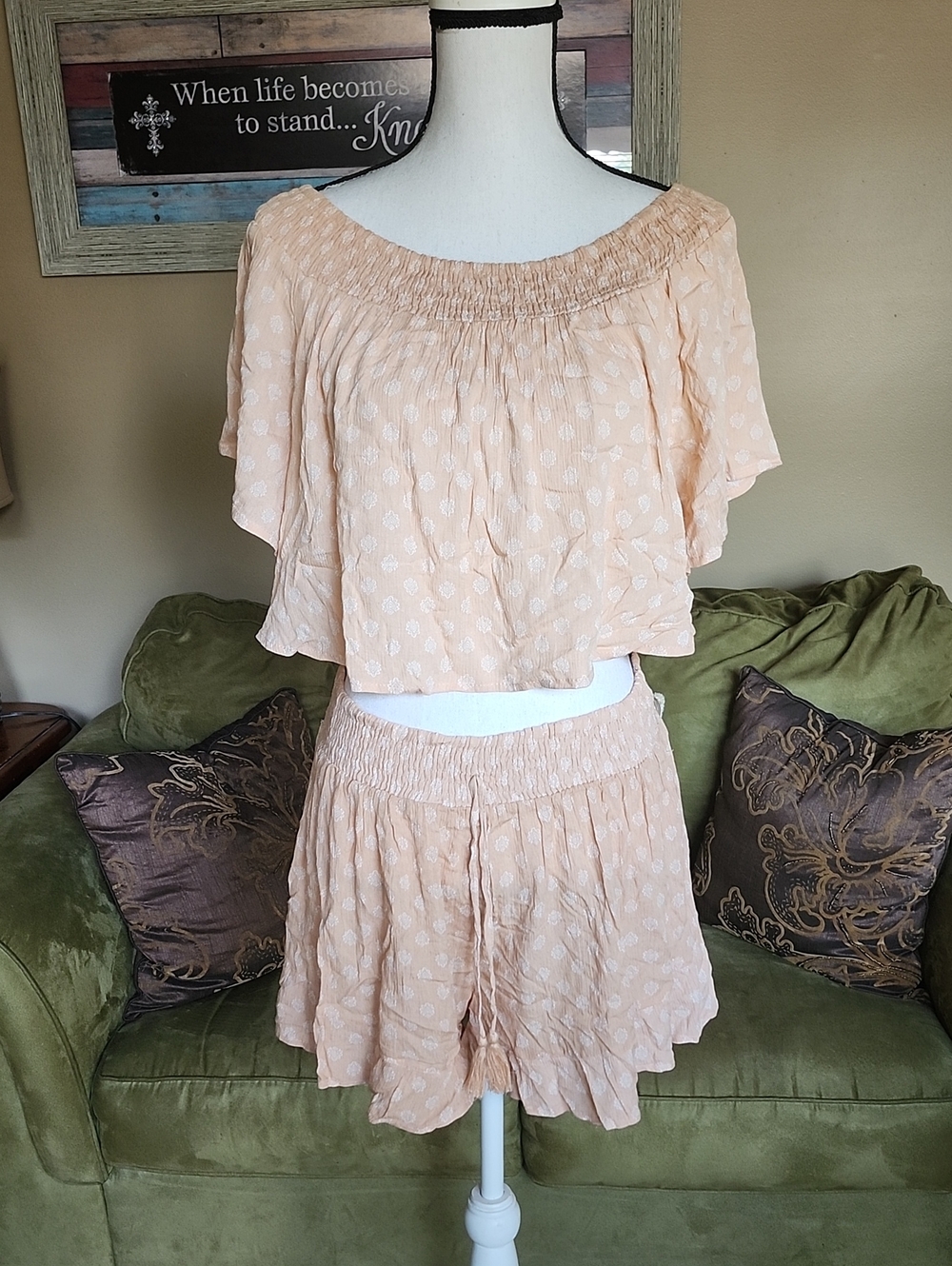 NWT🧡Kiwi & Punch Shorts Set